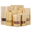 Kraft Paper Stand Up Bag with Zipper\t