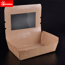 Paper Salad Box with Clear Window - Buy Takeaway Taste Boxes, salad paper  box, paper salad container Product on Food Packaging - Shanghai SUNKEA  Packaging Co., Ltd.