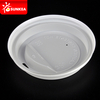 Disposable Paper Coffee Cup White Plastic Lid
