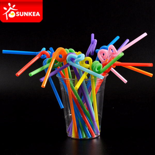 Colored Plastic Drinking Straw