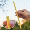 Biodegradable Yellow PLA Straw