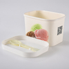 Ice Cream Box with Plastic lid and spoon