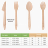 Disposable Heavyweight Wooden Cutlery Set