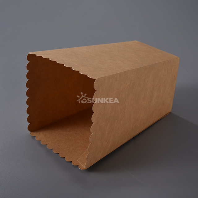 Brown Paper Popcorn Box (Square Bottom)