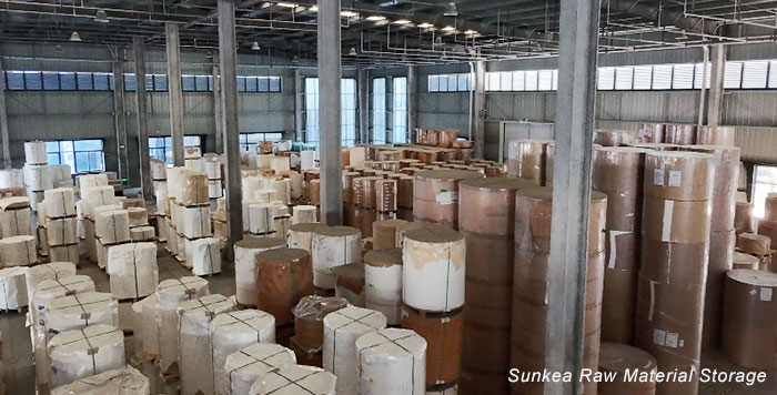 Raw material storage