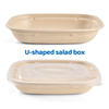 Biodegradable dinnerware,100% compostable wheat straw fiber pulp food container