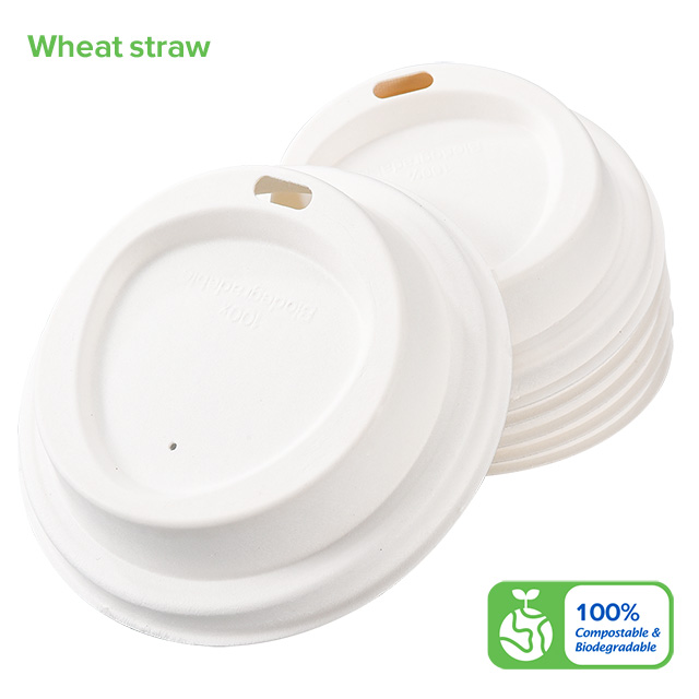 Sugarcane Lid for Coffee Cup