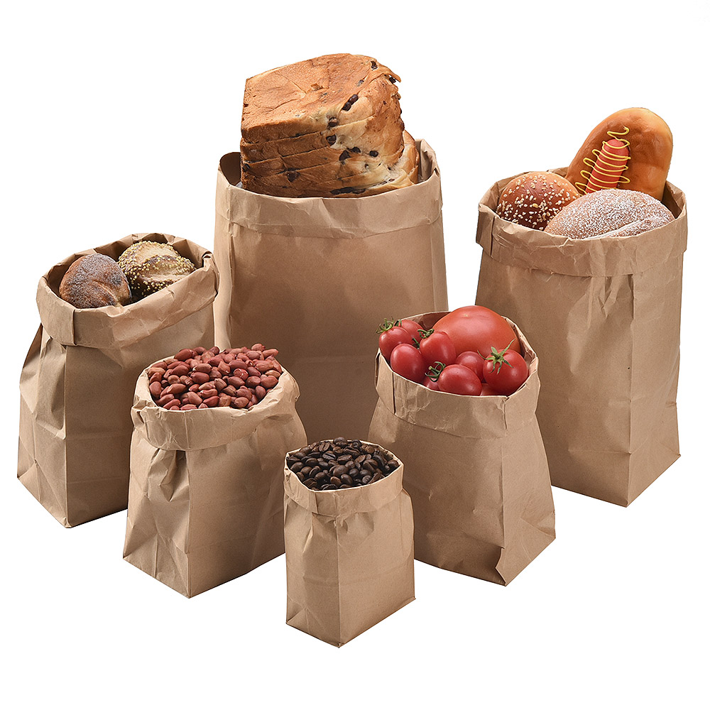 Sunkea Custom size restaurant bread paper bag