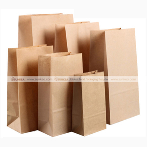 Kraft Bread Food Paper Packaging Bag