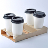 4 Cup Paper Carrier with Tray