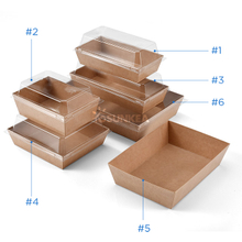 3 compartment biodegradable takeaway food box with lid - Buy biodegradable  takeaway food box Product on Food Packaging - Shanghai SUNKEA Packaging  Co., Ltd.