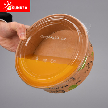 Kraft Paper Salad Bowl in Stock - Buy Kraft paper bowl, salad paper bowl,  32 oz paper bowls bulk Product on Food Packaging - Shanghai SUNKEA  Packaging Co., Ltd.