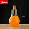 Plastic bulb shape juice bottle
