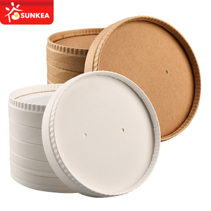 Stackable Paper Lid for Soup Container