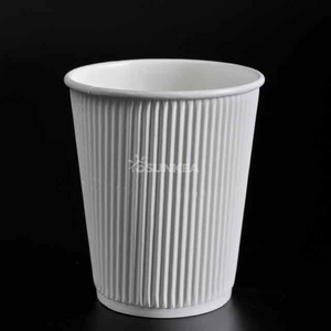 PLA lined coated ripple wall coffee paper cup