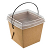Paper Noodle Box with Lid and Tray 