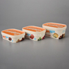 Rectangle Ice Cream Bowl with Paper Lid