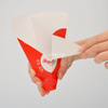 Custom Bio Cardboard Chip Cone for Finger Food