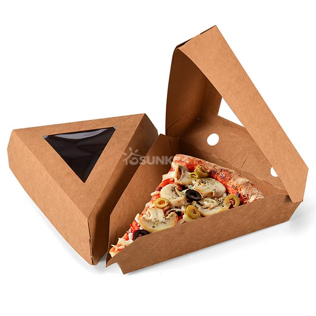 Custom Kraft Pizza Slice Boxes
