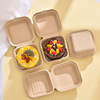 Compostable Pulp Clamshell Box 