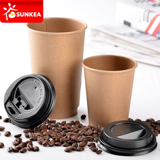 Single wall pure kraft coffee paper cup
