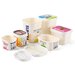 square ice cream box