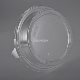 D184 Extra Large Heightened PET Lid for 50oz Paper Bowl