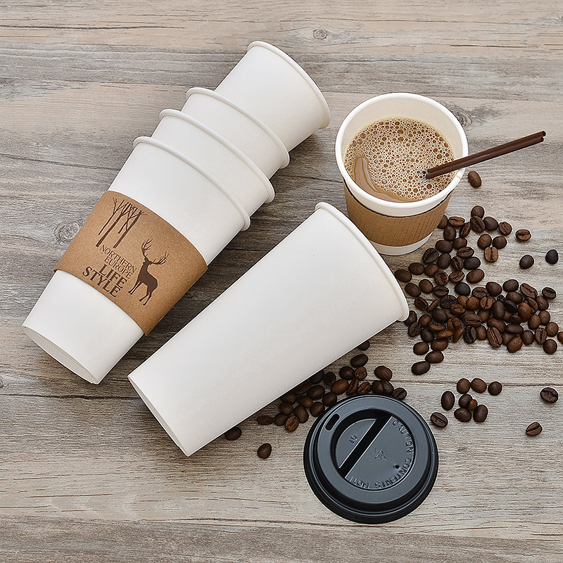  Paper Vending Cups for Coffee Vending Machines (PE/PLA Coating)