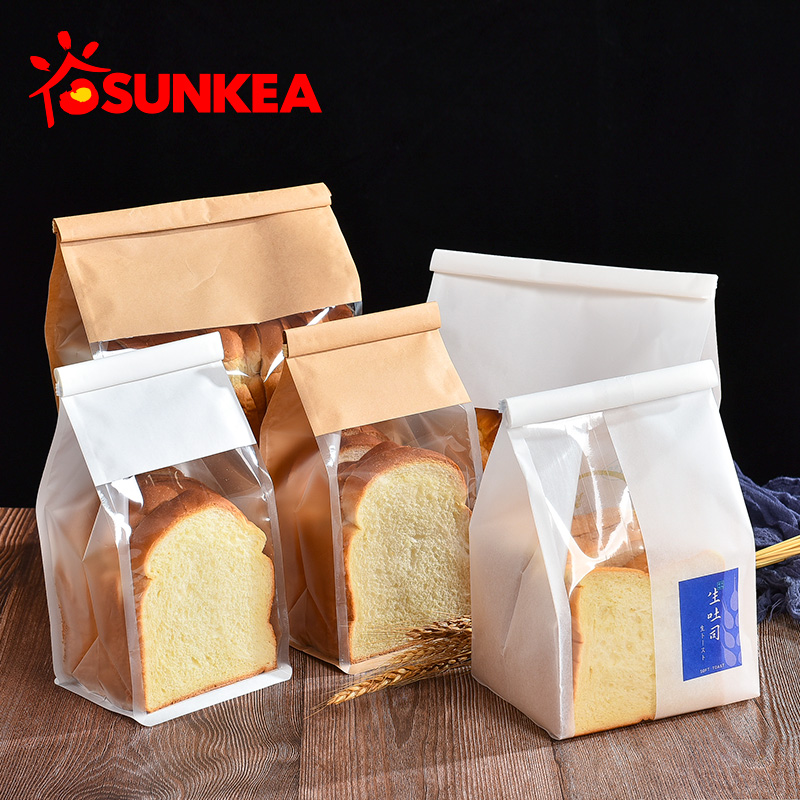 Disposable food bag toast bread packaging bag 