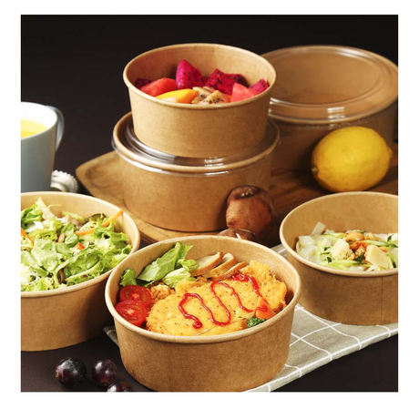 Paper Kraft Salad/Acai Bowls - Butler's Gold Coast Packaging - South East  Qld Packaging Supplies