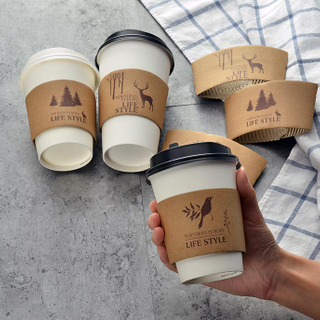 Takeaway Food Packaging Coffee Cup Sleeves