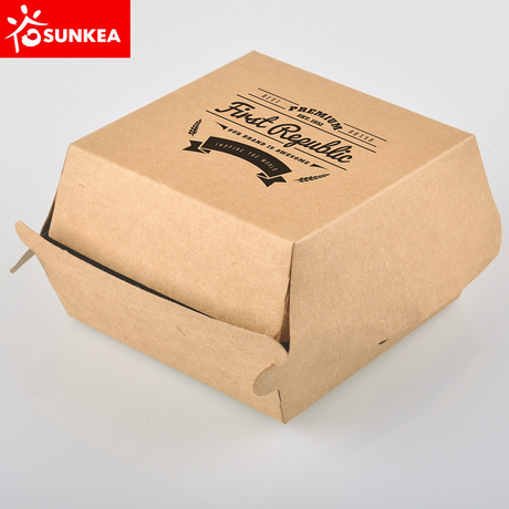 Cina Kraft Paper Burger Box Produttori Fornitori Fabbrica - Prezzo