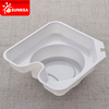 Disposable PS plastic cup top snack tray