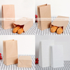Sunkea bread food kraft biodegradable paper bag