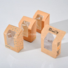 Kraft Foldable Tortilla Box with Window