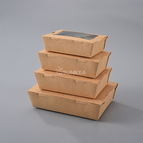 Paper Salad Box with Clear Window - Buy Takeaway Taste Boxes, salad paper  box, paper salad container Product on Food Packaging - Shanghai SUNKEA  Packaging Co., Ltd.