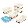 Rectangle Ice Cream Bowl with Paper Lid
