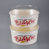 D184 Extra Large Heightened PET Lid for 50oz Paper Bowl