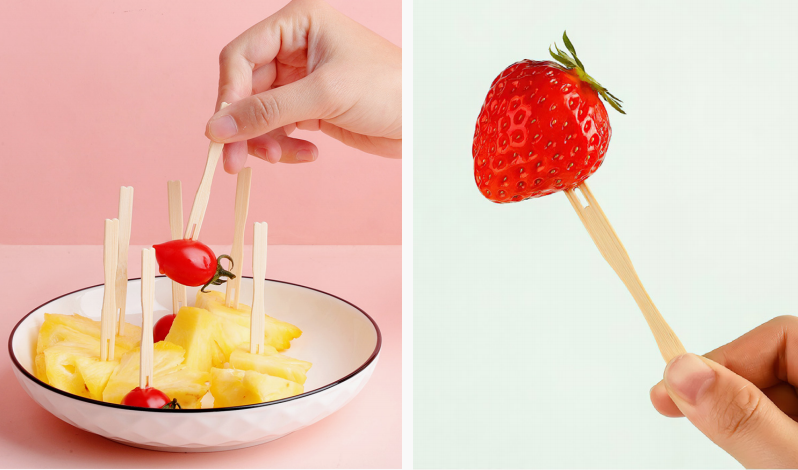 Bamboo Fruit Fork