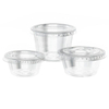 PET Disposable Sauce Cups with Lids