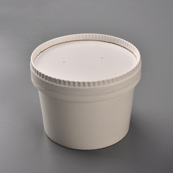 Paper lid for 8-32oz soup container