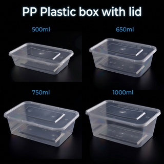 PP Plastic Food Box with Lid