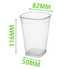 Square PP Injection Cup
