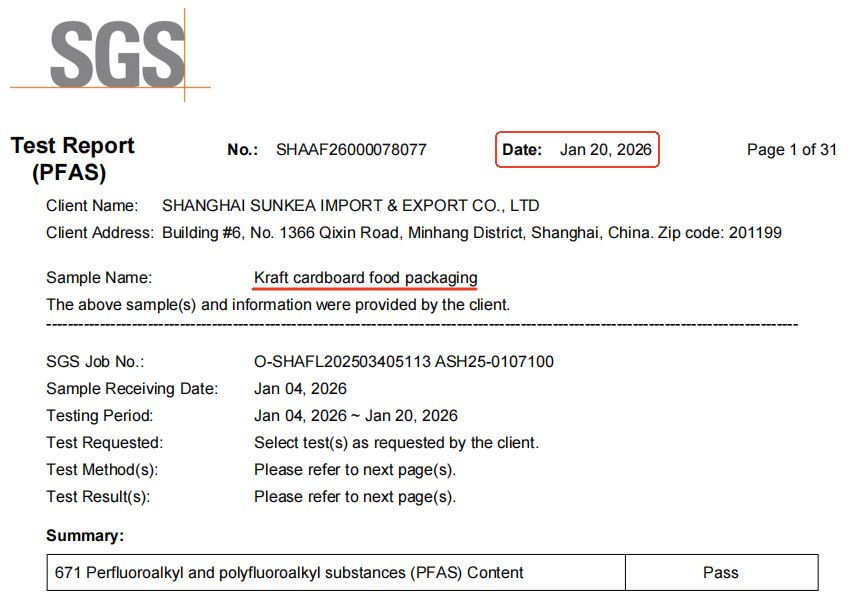 PFAS TEST FOR kraft cardboard food packaging.png