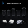 Square PP Injection Cup