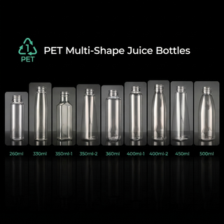 PET Multi-Shape Juice Bottles