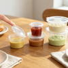 PP Sauce Cup with Hinged Lid