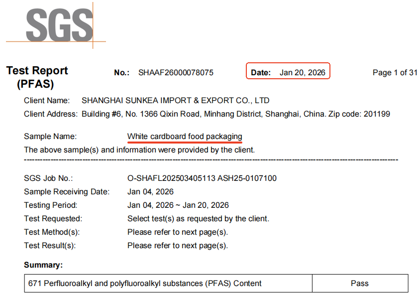 PFAS TEST FOR White cardboard food packaging.png